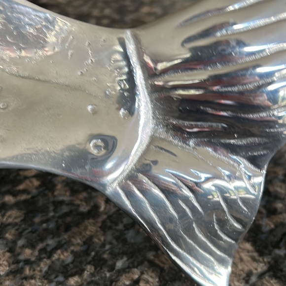 VINTAGE 1976 BRUCE FOX DESIGN WILTON ARMETALETROUT FISH PLATTER SIGNED - Picture 4 of 8